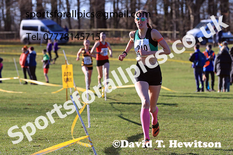 Junior Womens 2025 Northern Cross Country Champs, Tatton Park, Knutsford, Cheshire. Photo: David T. Hewitson/Sports for All Pics